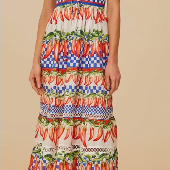 FARM Rio Colorful Midi Dress - Picture 3 of 4